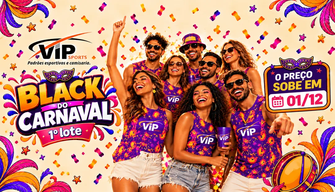 Black do Carnaval, 1º lote: o preço sobe em 01/12.